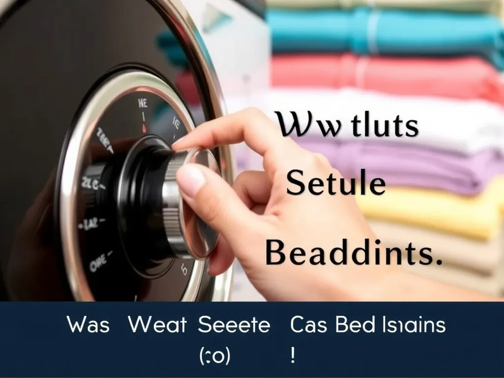 W jakiej temperaturze prać pościel? Praktyczne porady dla każdego