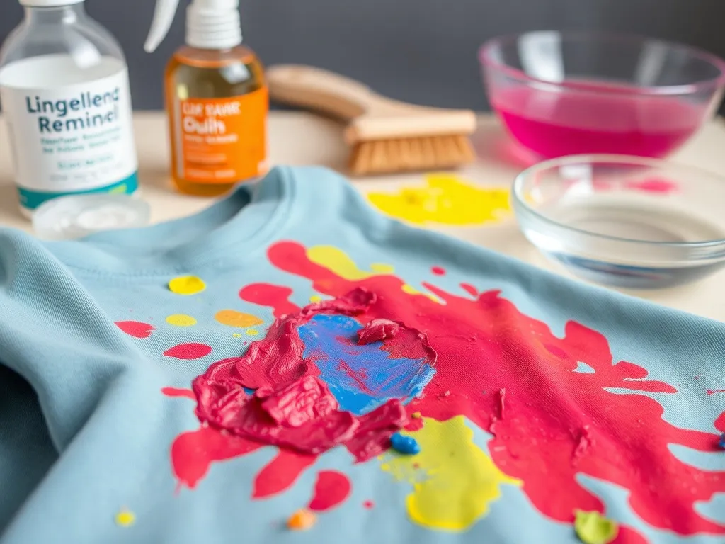 Jak zmyć farbę akrylową z ubrań? Skuteczne metody i porady