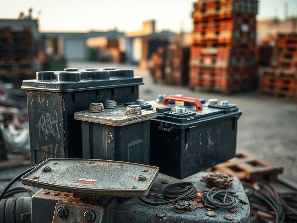 Cena akumulatorów na złomie – ile można dostać?